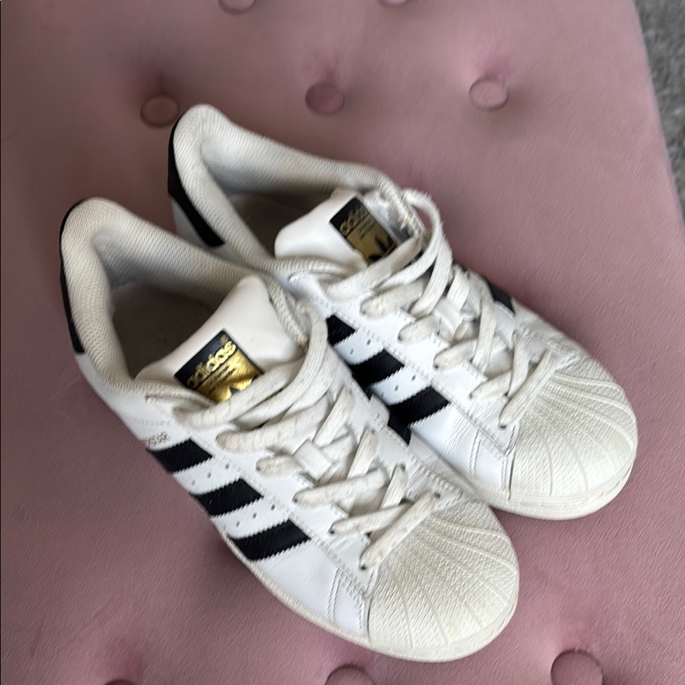 Adidas White and Black Sneakers